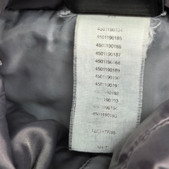 North Face Aconcagua 550 Down Puffer Jacket Women Medium Silver Quilted Gorpcore - Picture 7 of 14